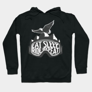 Snowboarding lover - Eat Sleep Ride Repeat Hoodie